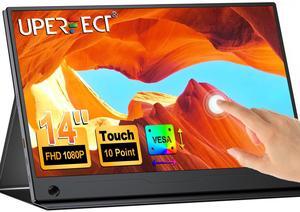 UPERFECT 1080P FHD Mini Monitor Touchscreen IPS HDR Display External Second Monitor with Type-C & HDMI for Laptops, Tablets, Consoles