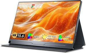 4K Portable Monitor 15.6" HDR Gaming Monitor 600 nits Brightness 100% Adobe sRGB HDMI USB-C External Monitor [Refurbished]