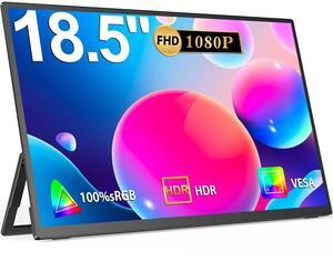UPERFECT 120Hz Gaming Monitor 18.5" 1920x1080 Portable Monitor USB-C Monitor Freesync Gaming Screen For Xbox PS 5