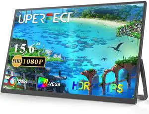 UPERFECT 15.6" Portable Monitor 1080P FHD, 125% sRGB, 350Nits, USB-C HDMI, w/Stand - Universal Laptop/Phone/Gaming Monitor UPERFECT 15.6" Portable Monitor 1080P FHD, 125% sRGB, 350Nits, USB-C HDMI, w/Stand - Universal Laptop/Phone/Gaming Monitor