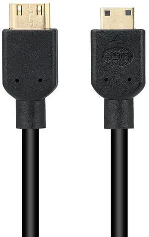 UPERFECT Mini HDMI to HDMI Cable 1M (3.3ft) High Speed Certified 4K@60Hz HDR - Compatible with Nintendo Switch Dock, DSLR Cameras, Camcorders, Tablets, Projectors, monitor