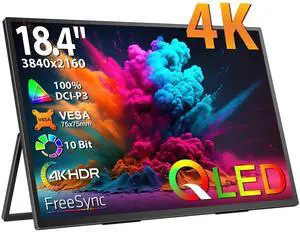 UPERFECT 18.4" 4K Portable Monitor Ultra HD Gaming Display HDMI Type C*2 Laptop Screen UHD Gaming Monitor 10Bit Adjustable Stand UPERFECT 18.4" 4K Portable Monitor Ultra HD Gaming Display HDMI Type C*2 Laptop Screen UHD Gaming Monitor 10Bit Adjustable Stand