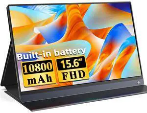 UPERFECT Toucscreen Portable Monitor with Battery, 15.6'' IPS HDR FHD Matte Screen Eye Care, Aluminum Alloy,Narrow Bezel,10-Point Capacitive Touch,Built-in 10800mAh Battery,Quad Speaker,Smart Case UPERFECT Toucscreen Portable Monitor with Battery, 15.6'' IPS HDR FHD Matte Screen Eye Care, Aluminum Alloy,Narrow Bezel,10-Point Capacitive Touch,Built-in 10800mAh Battery,Quad Speaker,Smart Case