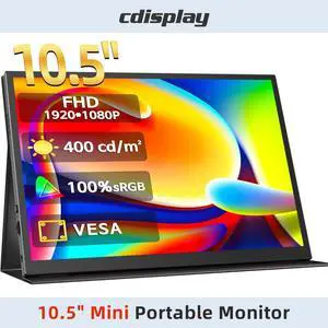 UPERFECT 10.5" 3:2 Portable IPS Display FHD 1080P, 400 nits Brightness, 100% sRGB, 1500:1 Contrast, VESA 75mm Mount Support UPERFECT 10.5" 3:2 Portable IPS Display FHD 1080P, 400 nits Brightness, 100% sRGB, 1500:1 Contrast, VESA 75mm Mount Support