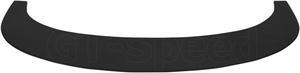 GT-Speed Universal V2 Style (Non-Vehicle Specific) 67"L x 23.5"D PU Front Bumper Lip Splitter - Single Pack, Unpaint Black, Come with Hardware