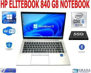 HP ELITEBOOK 840 G8 NOTEBOOK 14"  i5-1145G7 2.60GHz 16GB RAM 512GB SSD WIFI/BT WIN11 PRO EXTRAS
