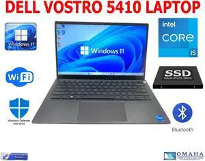 DELL VOSTRO 14 5410 LAPTOP i5-11320H 3.20GHz 14" 16GB RAM 512GB SSD WIN11 PRO WIFI/BT