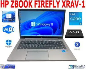 HP ZBOOK FIREFLY XRAV-1 LAPTOP i5-1145G7 2.60GHz 16GB RAM 512GB SSD WIFI/BT WIN11 PRO