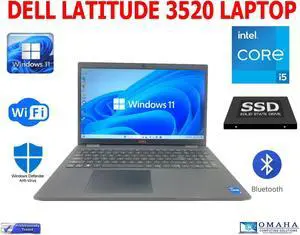 DELL LATITUDE 3520 i5-1135G7 2.40GHz 8GB RAM 256GB SSD WIN11 PRO WIFI/BT