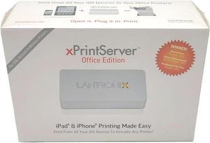LANTRONIX XPRINTSERVER OFFICE EDITION MODEL XPS1002FC-01-S TESTED WORKING