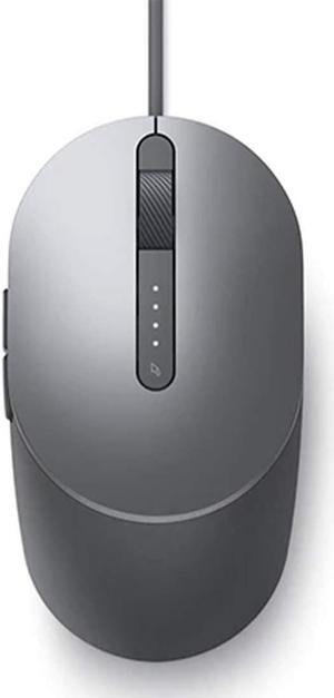 Ms3220 - Mouse - Laser - 5 Buttons - Wired - Usb 2.0 - Titan Gray - With 3 Years Advanced Exchange Service - For Latitude 3120, 5320, 54xx, 5520, 7320, 7420, 7520, 9420 Two In One, Precision 5550