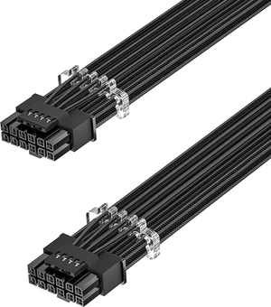 PCI-e 5.0 GPU Power Cable - 70cm 16pin (12+4) 12VHPWR Male to Male Sleeved Cable with Combs, 600W PCIe 5 Power Cable for Geforce RTX 3090Ti 4070 Ti 4080 4090 to ATX 3.0 Modular Power Supply PCI-e 5.0 GPU Power Cable - 70cm 16pin (12+4) 12VHPWR Male to Male Sleeved Cable with Combs, 600W PCIe 5 Power Cable for Geforce RTX 3090Ti 4070 Ti 4080 4090 to ATX 3.0 Modular Power Supply