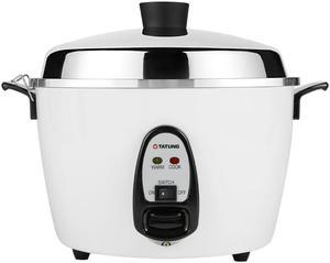 TATUNG 10 Cups Multifunction Indirect Heat Rice Cooker Steamer and
Warmer, TAC-10G-SF, White, 4L, Aluminum Outer, Stainless Inner Pot