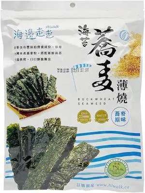 HIWALK Yu Min Golden Buckwheat Seaweed 40g,  No shipping charges on all orders over $119