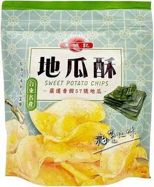 LIANCHENG Seaweed Sweet Potato Chips 140g, No shipping charges on all orders over $119 (Limited to 5 packs)