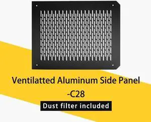Mechanic Master Aluminum alloy Case Accessory - Fine Mesh Side Panel-Black for C28