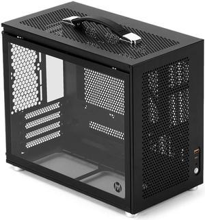 Mechanic Master iF17 LogiCube Side Transparent MATX Supports Back plugged motherboards/Compact/Water-Cooling/Portable Case