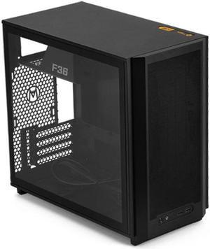 Mechanic Master Flyer series F36 MATX case support BTF back plug motherboard 280 water-cooled 165MM air-cooled Black