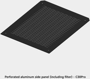 Mechanic Master Aluminum alloy Case Accessory - Fine Mesh Side Panel-Black for C30Pro