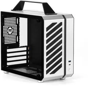 Mechanic Master C26 Soundwave 13.3L Portable MATX Mini PC Case | Aluminum Chassis with Carry Handle, Supports SFX PSU, 310mm GPU, 135mm Tower Air Cooler, Compact Travel Deskt Mechanic Master C26 Soundwave 13.3L Portable MATX Mini PC Case | Aluminum Chassis with Carry Handle, Supports SFX PSU, 310mm GPU, 135mm Tower Air Cooler, Compact Travel Deskt