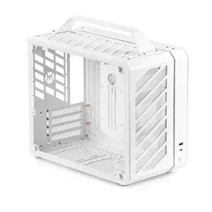 Mechanic master C28 case | 17.9L ultra-compact portable handle MATX compatible with 240 Aio /162mm air-cooler options SFX & ATX power supply compatible space-saving PC case Case (Polar White) Mechanic master C28 case | 17.9L ultra-compact portable handle MATX compatible with 240 Aio /162mm air-cooler options SFX & ATX power supply compatible space-saving PC case Case (Polar White)