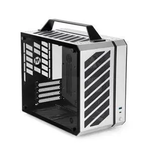Mechanic master C28 case | 17.9L ultra-compact portable handle MATX compatible with 240 Aio /162mm air-cooler options SFX & ATX power supply compatible space-saving PC case Case (Moonlight Silver) Mechanic master C28 case | 17.9L ultra-compact portable handle MATX compatible with 240 Aio /162mm air-cooler options SFX & ATX power supply compatible space-saving PC case Case (Moonlight Silver)