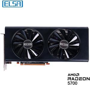ELSA AMD Radeon RX 5700 8GB GDDR6 256-Bit PCI Express 4.0 x 16 Video Card 1 x HDMI,3 x DP, Desktop Computer PC Video Gaming Graphics Card