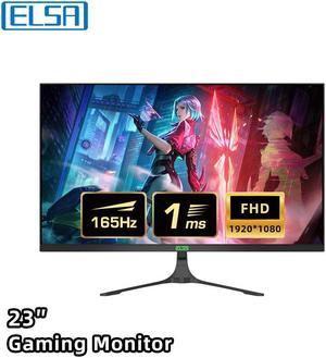 ELSA Gaming 24" (23.8" viewable) 1080P Gaming Monitor (EA241S) - Full HD, 165Hz (Supports 144Hz), 1ms, Extreme Low Motion Blur, FreeSync, Eye Care, DisplayPort, HDMI