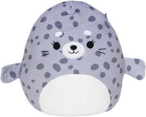 Squishmallows KellyToys  8 Inch  Isis The Grey Spotted Seal  Super Soft Plush Toy Animal