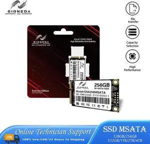 Gioneda mSATA SSD 128GB/256GB/512GB/1TB/2TB Internal Solid State Drive High Speed MSATA 6 Gb/S Desktop Laptop Office 256GB Gioneda mSATA SSD 128GB/256GB/512GB/1TB/2TB Internal Solid State Drive High Speed MSATA 6 Gb/S Desktop Laptop Office 256GB