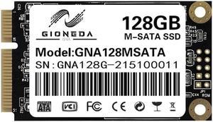 Gioneda mSATA SSD 128GB/256GB/512GB/1TB/2TB Internal Solid State Drive High Speed MSATA 6 Gb/S Desktop Laptop Office 128GB