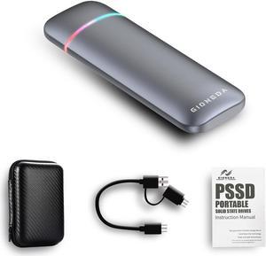 Gioneda RGB External Solid State Disk - High-Speed Transfer Up to 1000MB/s, Portable Design - USB 3.1 Type C, 1TB