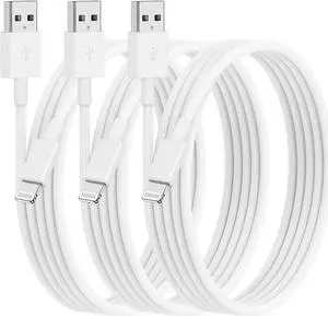 3Pack [ MFi Certified] Long iPhone Charging Cable 10ft- Lightning to USB Cable Wire - 10 Foot iPhone USB Charger Cords for iPhone 14 13 12Pro/Pro Max XR X 8 7 6 5 Plus SE