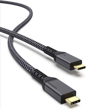 [6Ft] Thunderbolt 4 Cable, Maxonar Thunderbolt 4 Cable 40Gbps with 100W Charging and 8K/5K@60Hz Compatible with Thunderbolt 4/3, USB4 and USB C