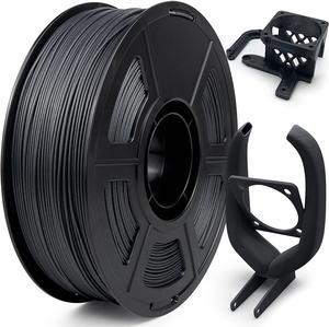 iSANGHU Carbon Fiber ASA Filament 1.75mm, Black ASA 3D Printer Filament with UV/Rain/Heat Resistant, Engineering 3D Printing Filament, Perfect for Printing Outdoor Functional Parts, 1kg Spool, Black