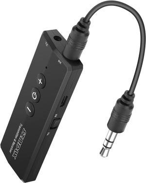 Jansicotek 3.5mm AUX to Bluetooth Transmitter Wireless Adapter - Connect to  Headphone Jack on iPod, MP3 Player, Stereo, Laptop to Pair w/ Wireless