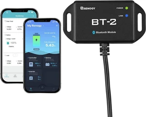 BT-2 Bluetooth Module RJ45 Port Wireless Monitoring & Adjustment for Solar Charge Controllers, Smart Lithium Batteries, Inverters & DC-DC MPPT Chargers, Black BT-2 Bluetooth Module RJ45 Port Wireless Monitoring & Adjustment for Solar Charge Controllers, Smart Lithium Batteries, Inverters & DC-DC MPPT Chargers, Black