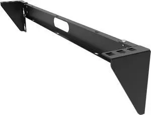 1U Vertical Wall Mount Rack - Foldable Patch Panel Bracket for 19 inches Networking Equipments Including Hardware
