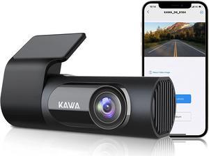 Dash Cam, KAWA 2K 1440P Dashcams for Cars, Smart Voice Control, Built-in 3D Sensor, Mini Dashcam, WDR, 145°Wide Angle, Support 256G TF Card & Parking Monitor Loop Recording