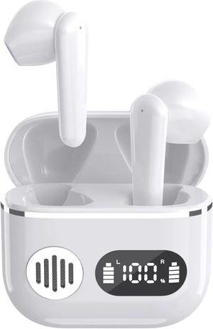 Wireless Earbuds Bluetooth 5.2 Ear Buds True Wireless Headphones,in-Ear Bluetooth Earphones,HiFi Stereo Touch Control, ENC Noise Cancelling Ear Buds with Microphone, audifonos Bluetooth inalambricos