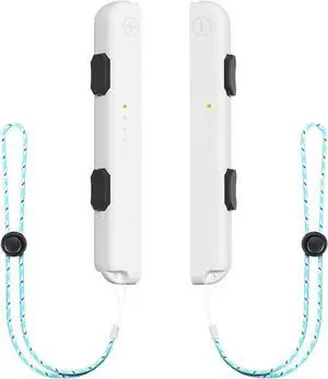 Joycon Straps,Replacement for Switch Joycon Strap,Adjustable Joycon Wrist Strap 2 Pack (White)