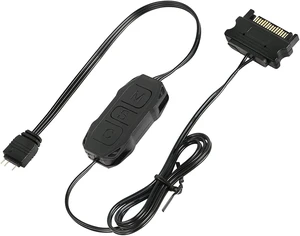 5V 3PIN ARGB Controller,Built-in Light Mode,SATA Power Supply,for Motherboards W 5V 3PIN ARGB Controller,Built-in Light Mode,SATA Power Supply,for Motherboards W