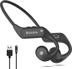 BANIGIPA Open Ear Headphones, 2023 Upgraded Air Conduction Bluetooth Headset with Built-in Microphones, 10 Hrs Playtime, Waterproof Wireless Earphones for Sport, Gym, Running, Cycling, Hiking, Driving