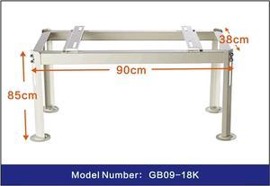 Alsetria GB09-18K Heavy Duty Ground Stand Bracket for Ductless Mini Split Air Conditioner and Heat Pump (for 9,000-18,000 BTU)
