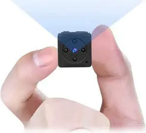 Mini Spy Hidden Cameras, ZZCP 1080P HD Small Wireless Home Security Surveillance Camera, Covert Micro Nanny Cam with Night Vision and Motion Detection, Perfect Video Body Camera for Indoor and Outdoor