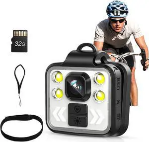 Losfom Z03 Body Camera Video Recorder, 1080P Body Worn Camera with LED Brightness, 32G Card Included Wearable Camera Head Strap Time Stamps, 5-6HR Battery Life for Riding, Home, Outdoor, Night Work Losfom Z03 Body Camera Video Recorder, 1080P Body Worn Camera with LED Brightness, 32G Card Included Wearable Camera Head Strap Time Stamps, 5-6HR Battery Life for Riding, Home, Outdoor, Night Work