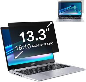 13.3 Inch Laptop Privacy Screen Filter for 16:10 Widescreen Laptop Privacy Screen 13.3 inch and Anti-Glare Screen Protector