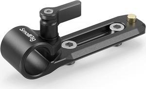 SmallRig 15mm Single Rod Clamp with Integrated NATO Rail - 3011