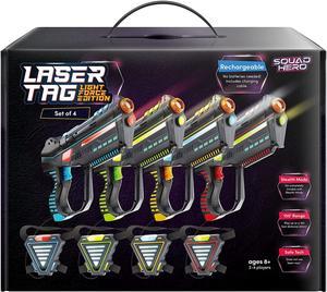 Rechargeable Laser Tag Set for Kids Teens  Adults with Gun  Vest Sensors  Fun Ideas for Age 8 Year Old Cool Toys  Teen Boy Games  Outdoor Teenage Group Activities for Boys  Girls  Kids Gifts
