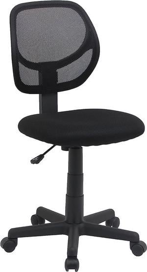 Basics Low-Back Computer Task Office Desk Chair with Swivel Casters - Black